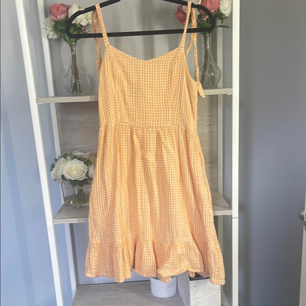 Yellow Gingham Sundress